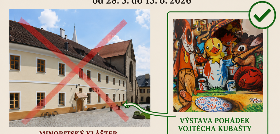 Omezení otevírací doby minoritského kláštera!